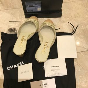 Chanel mules 100% authentic